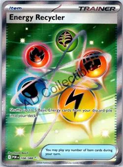 Energy Recycler 108/088 Ultra Rare Perfect Order Pokemon Holo Near Mint - Image 1