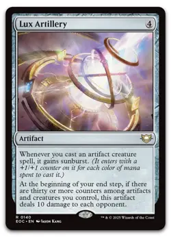 Lux Artillery #140 (NM) Edge of Eternities EOC Magic MTG - Image 1
