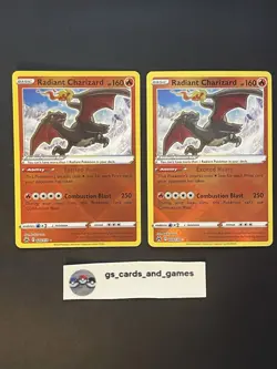 Radiant Charizard 020/159 Radiant Rare Holo - SwSh: Crown Zenith - Pokemon TCG - Image 3