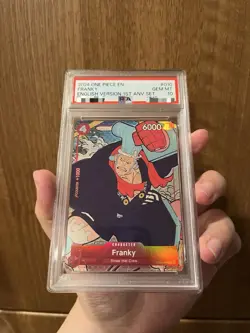 2024 One Piece English Version 1st Anniversary Set #010 Franky PSA 10 GEM MINT - Image 2