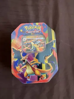 Pokemon TCG Mega Charizard Y Ex Tin. Brand New & Sealed. - Image 1