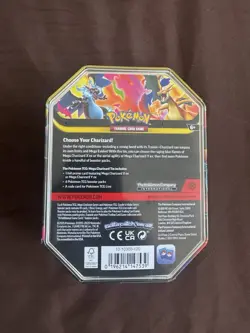 Pokemon TCG Mega Charizard Y Ex Tin. Brand New & Sealed. - Image 2