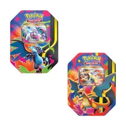 Pokemon TCG - Mega Charizard X & Y ex Tin (Set of 3 Tins) - Brand New Sealed ✅ - Image 2