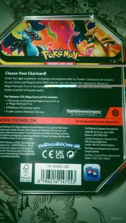 Pokemon TCG Mega Charizard Y And X ex Tin ✅BRAND NEW SEALED✅ - Image 2