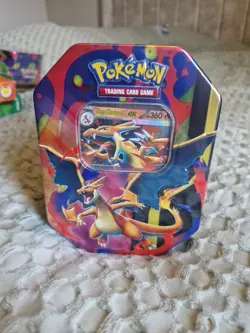 Pokemon TCG Mega Charizard Y Ex Tin Brand New & Sealed - Image 1