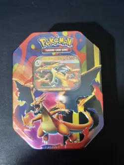 Pokemon TCG: Mega Charizard Tin - Mega Charizard Y Ex - BRAND NEW & SEALED - Image 1