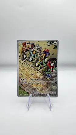 Pokemon TCG Cyclizar 215/182 Paradox Rift Illustration Rare Holo English Basic - Image 1