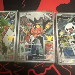 Pokemon TCG Series 2 First Partner Illustration Collection Gen 5 Unova Set NM - Image 4