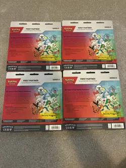 4x Sealed Pokemon First Partner Illustration Collection Series 2 - Image 2