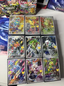 Set of 9 Pokemon TCG First Partner Illustration Collection Series 2 Promo - Image 1