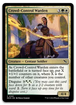 Crowd-Control Warden #193 (NM) Murders Karlov Manor MKM Magic MTG - Image 1