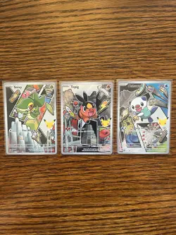 First Partner Series 2 Illustration Collection: Unova Starters Gen 5 Pokemon TCG - Image 1