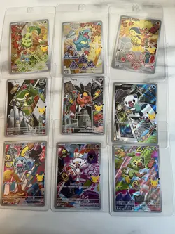 Pokemon First Partner Illustration Collection Series 2 - Full Set Of 9 - Image 1
