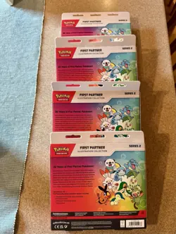 Lot of 4 Pokemon First Partner Illustration Collection Series 2 Sealed - Image 2