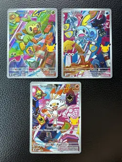 Pokemon TCG: First Partner Illustration Collection Series 2 Galar Gen 8 Set - Image 1