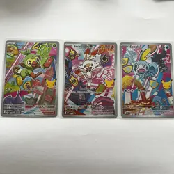 Pokemon TCG First Partner Illustration Collection Series 2 Gen 8 Galar Starters - Image 1