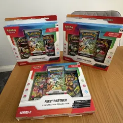 Pokemon TCG First Partner Illustration Collection Series 2 x 3 - New & Sealed - Image 3