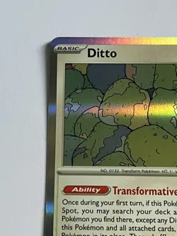 Ditto 132 / 165 Pokemon Scarlet & Violet 151 2023 Near Mint Holo Rare - Image 5
