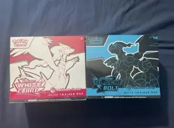 Pokemon Center Black Bolt and White Flare ETB Pokemon TCG - Factory Sealed - Image 1