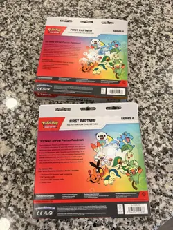 2 X Pokemon TCG First Partner Illustration Collection Series 2 Promo 3 Cards - Image 2