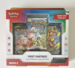 Pokemon TCG First Partner Illustration Collection Series 2 Sealed Pack Box - Image 1