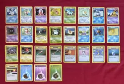 Base Set 2 Pokemon Cards X28 Good-Excellent Condition Vintage (P18) - Image 1