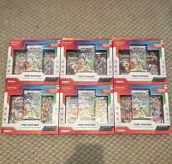 Pokemon TCG First Partner Illustration Collection Series 2 x6 - Image 1