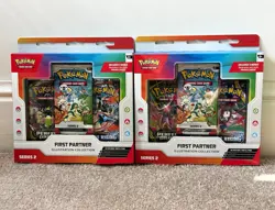 Pokemon TCG First Partner Illustration Collection Series 2 Promo Box Lot (2) - Image 1
