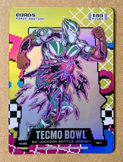 2026 Bo Jackson Battle Arena Tecmo Bowl Quads 80's Rad Hex RD-85 Saquon Barkley - Image 1