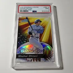 Topps 2025 Bowman Chrome Meteoric Rise Shohei Ohtani Dodgers MR-12 PSA 9 - Image 1
