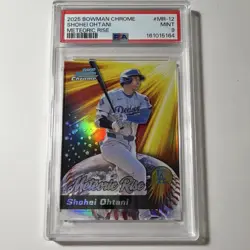 Topps 2025 Bowman Chrome Meteoric Rise Shohei Ohtani Dodgers MR-12 PSA 9 - Image 2