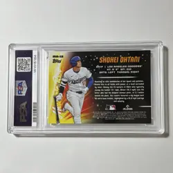 Topps 2025 Bowman Chrome Meteoric Rise Shohei Ohtani Dodgers MR-12 PSA 9 - Image 4