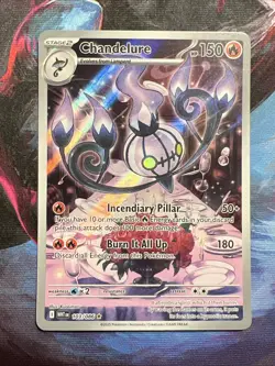 2025 Pokemon SV White Flare WHT EN Chandelure Illustration Rare #103/086 - Image 1