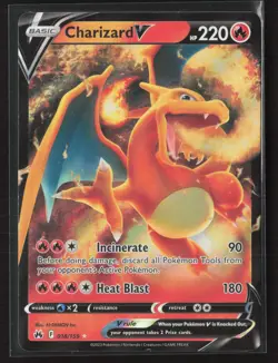 Charizard V 018/159 Holo V Rare Crown Zenith Pokemon Near Mint - Image 1