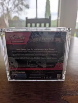 Pokemon TCG Mega Evolution Booster Box Enhanced Brand New SEALED + acrylic case - Image 2