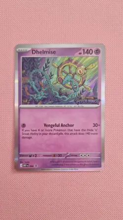 Dhelmise MEP 084 Prerelease Stamped Promo - Pokemon TCG: Pitch Black - NM - Image 1