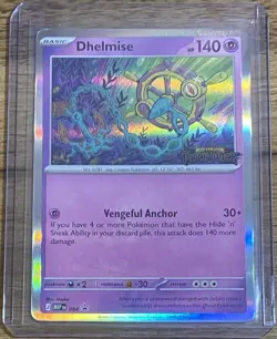 Dhelmise MEP 084 - Prerelease Stamped Promo - Pokemon TCG: Pitch Black - NM - Image 1
