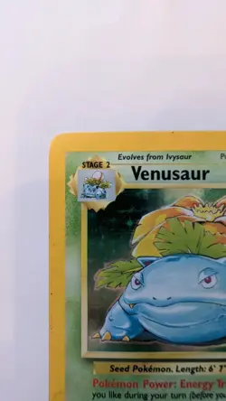 Pokemon TCG Venusaur Holo Card Base Set, Unlimited, Card 15/102 MP - Image 4