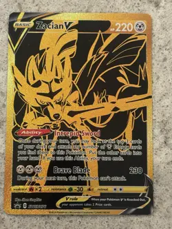 Zacian V - Holo Promo Pokemon SWSH: Sword & Shield Promo Cards SWSH076 Nm - Image 1
