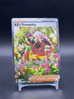 AZ's Tranquility SIR 120/086 Pokemon Trading Card Game Chaos Rising English NM - Image 1