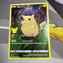 Pikachu 005/025 Celebrations NM Full Art Pokemon TCG - Image 1
