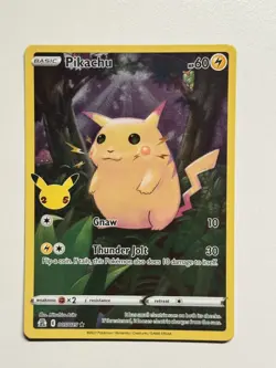 Pokemon TCG - Pikachu - 005/025 - Full Art Rare - Celebrations NM/M - Image 1