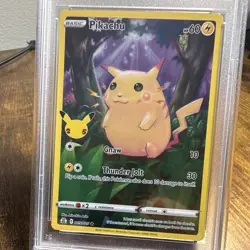 Pokemon TCG Pikachu PSA 9 005/025 Celebrations Full Art Holo EN 2021 - Image 3