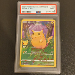 Pikachu 005/025 Celebrations Holo Rare Holo EN 2021 PSA 9 Pokemon TCG - Image 1