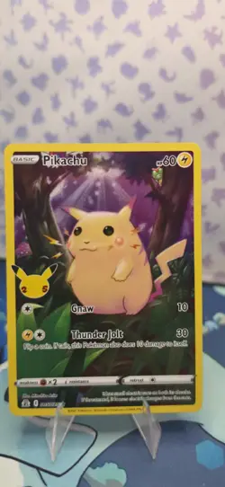 Pokemon Pikachu TCG 005/025 Celebrations 25th Anniversary Card - Image 1