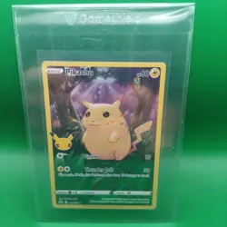 Pokemon TCG Celebrations Pikachu 005/025 Holo Full Art 25th Anniversary Stamped - Image 1