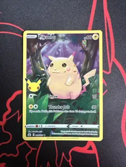 Pokemon TCG Red Cheeks Pikachu Celebrations 005/025 Holo Card NM - Image 1