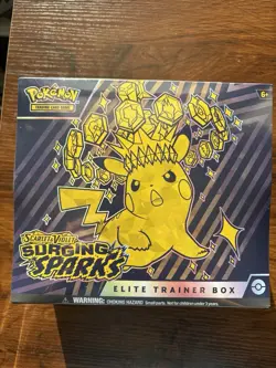 Pokemon TCG Surging Sparks ETB Elite Trainer Box - New Factory Sealed - Image 1