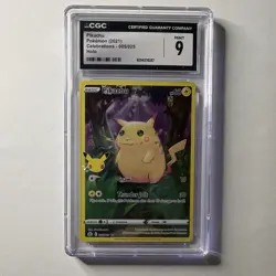 CGC 9 Pokemon TCG Pikachu Celebrations 005/025 Holo - English 2021 Graded - Image 1