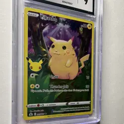CGC 9 Pokemon TCG Pikachu Celebrations 005/025 Holo - English 2021 Graded - Image 3
